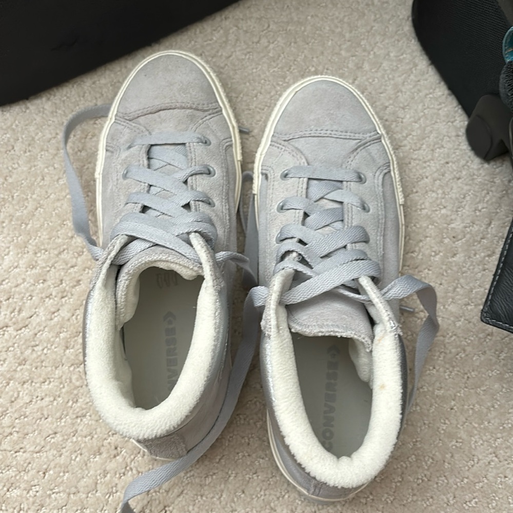 suede converse high tops